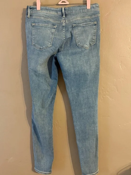 Stack of Old Navy Skinny Jeans - Assorted Blue and Gray Tones 10 LONG - Picture 5 of 15